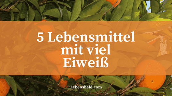 5 Lebensmittel mit viel Eiweiß