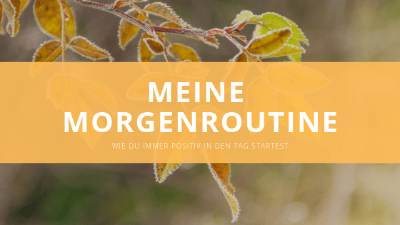 Meine Morgenroutine